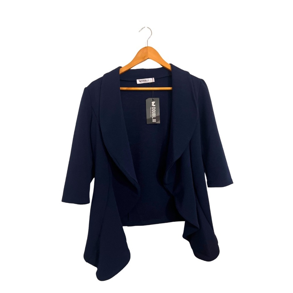 Doublju Midnight Blue Cardigan